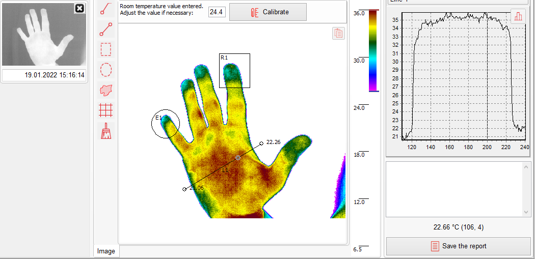 Thermography thermal profile 2 Thermography thermal profile 2